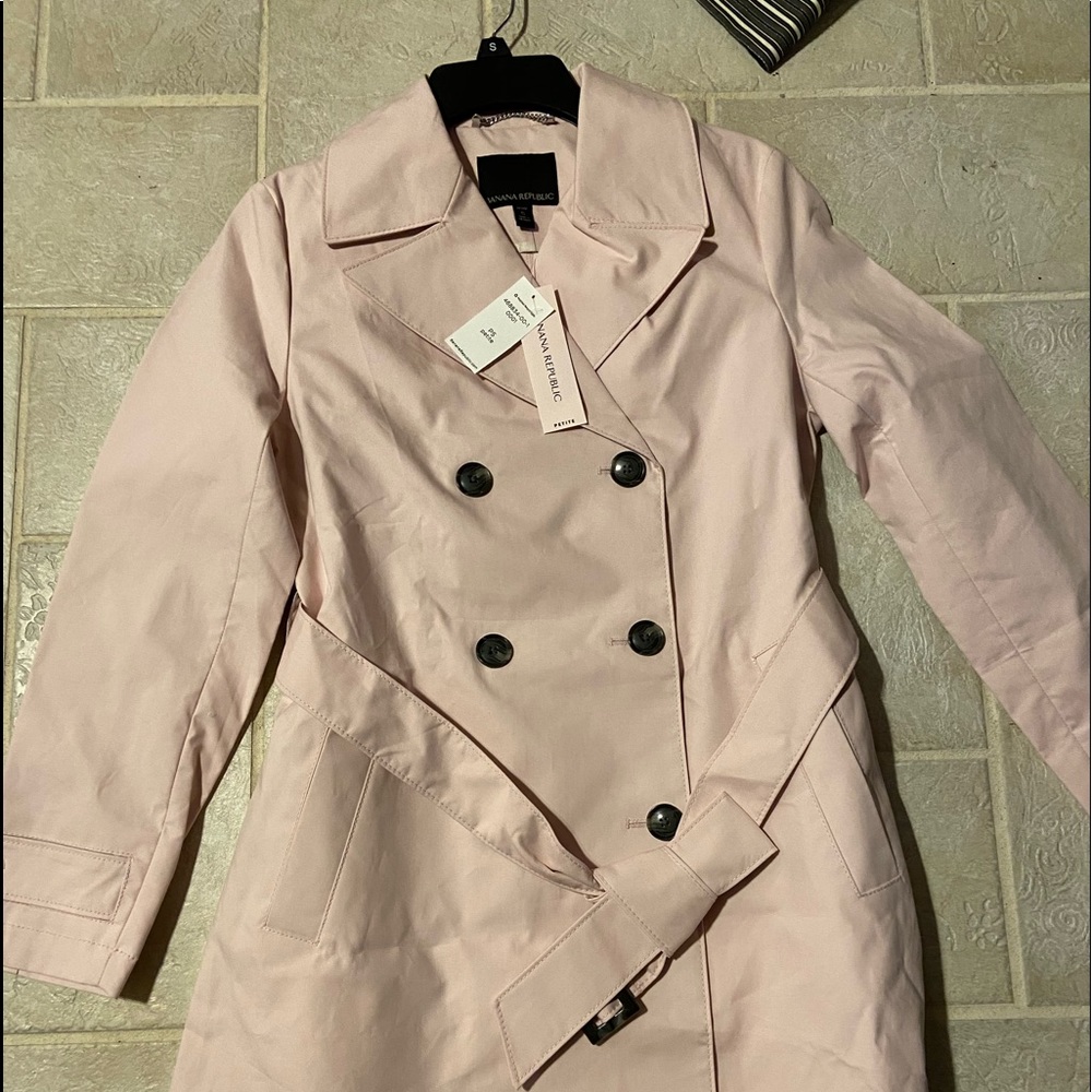 Brand New Banana Republic Light Pink Spring Coat